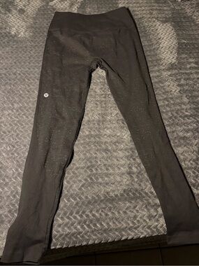 lululemon athletica Black Sparkle High-Rise Leggings